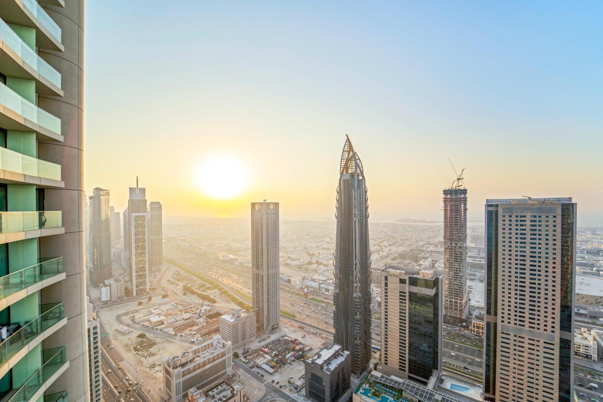 First Class 2Br With Full Dubai Skyline & Sea View Экстерьер фото