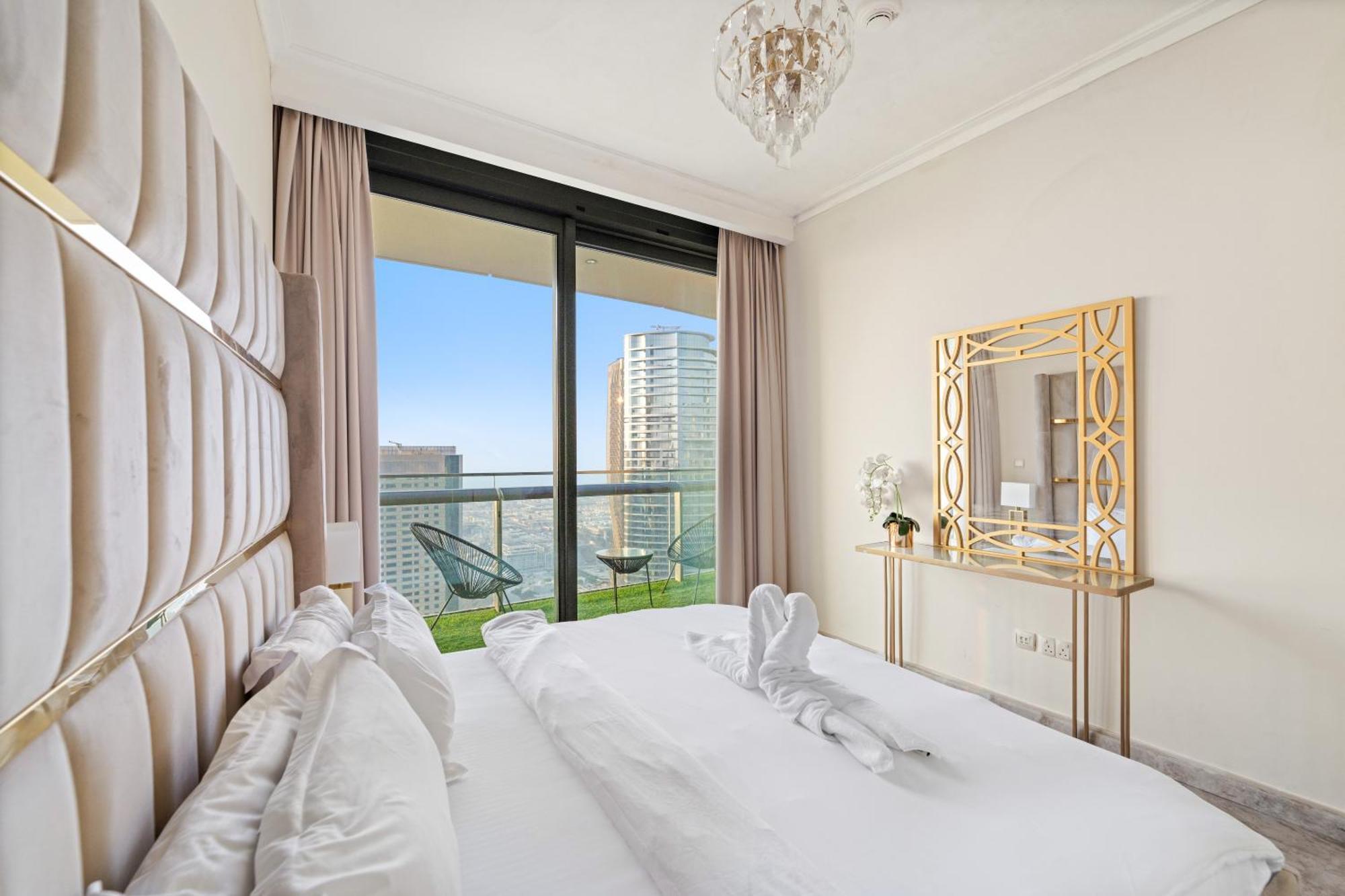First Class 2Br With Full Dubai Skyline & Sea View Экстерьер фото