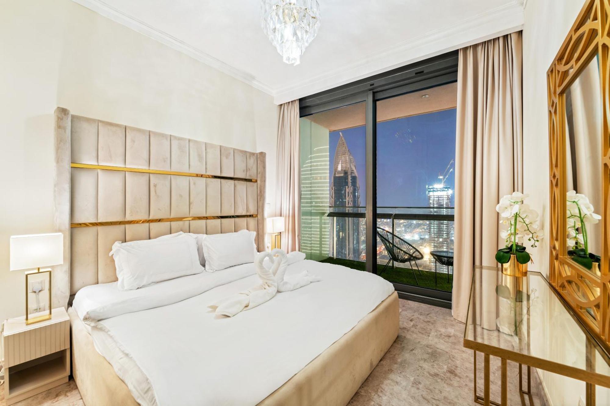 First Class 2Br With Full Dubai Skyline & Sea View Экстерьер фото