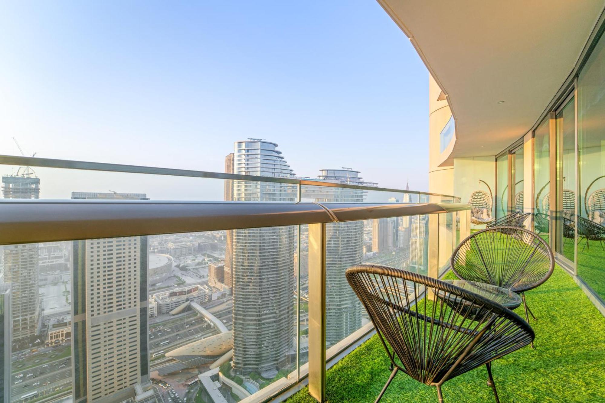 First Class 2Br With Full Dubai Skyline & Sea View Экстерьер фото