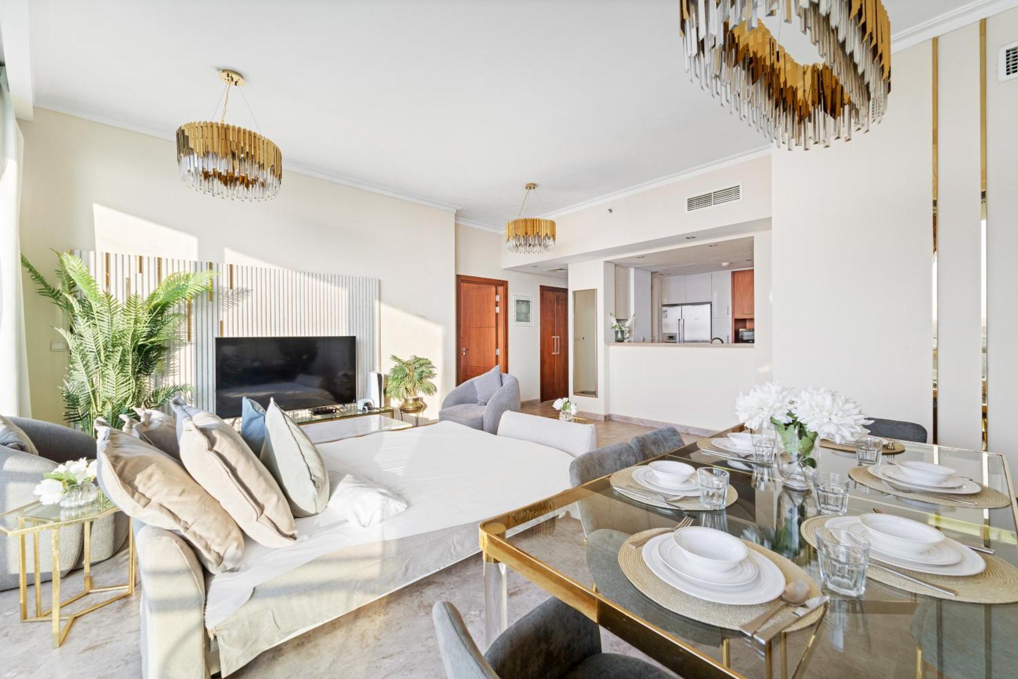 First Class 2Br With Full Dubai Skyline & Sea View Экстерьер фото